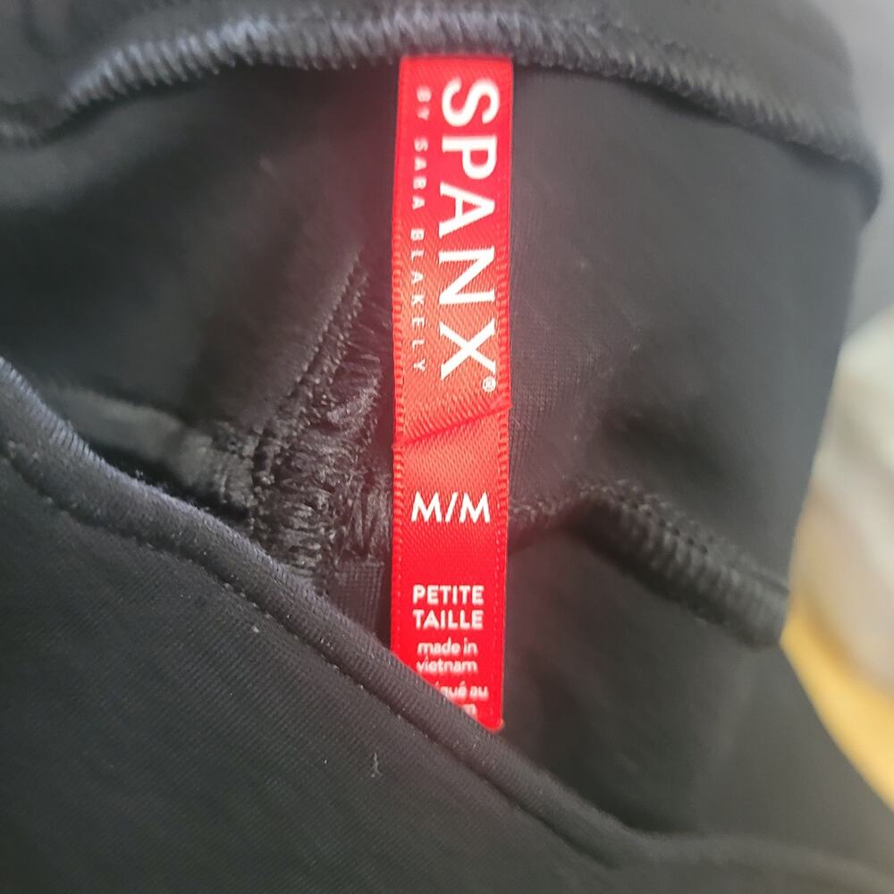 SPANX Ponte Leggings The Perfect Black Pant SZ M Petite - Picture 4 of 12